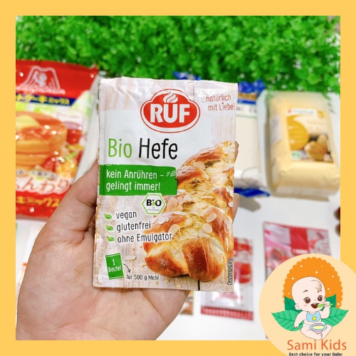 Men nở hữu cơ Ruf 9gr nguyên liệu làm bánh mì, bánh bao, chế biến đồ ăn dặm cho bé SAMI KIDS