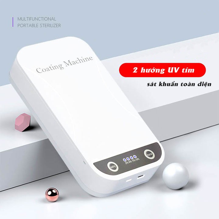 HỘP KHỬ KHUẨN ĐIỆN THOẠI, CHÌA KHÓA, KHẨU TRANG BẰNG TIA UV ML1688