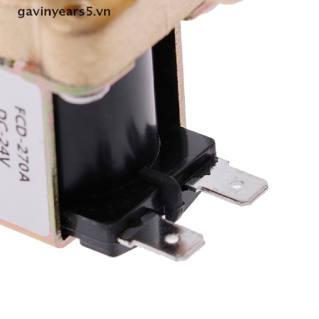 Van Điện Từ Bằng Đồng Thau G1 / 2 '' DC 12v 24v AC220v Cho Máy Nước Nóng Năng Lượng Mặt Trời