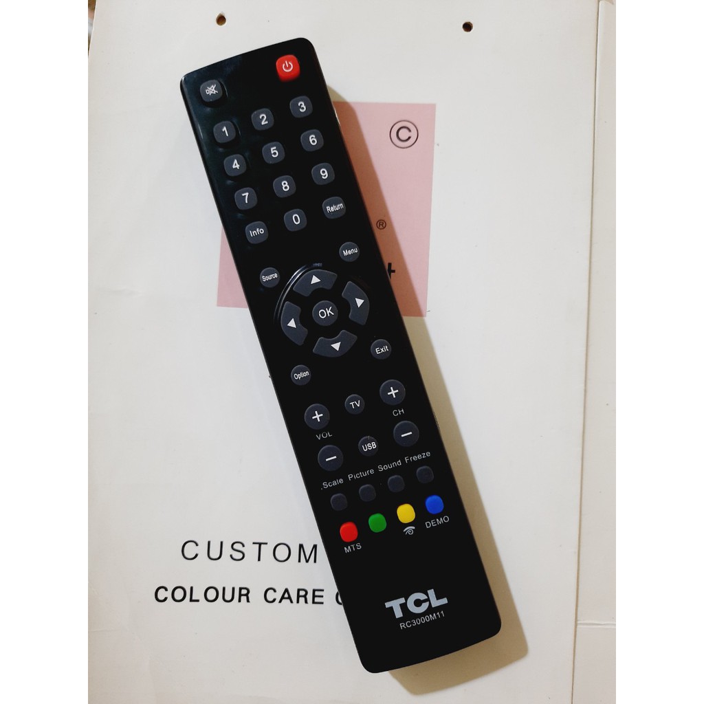 Remote Điều khiển TV TCL RC3000M11các dòng TV TCL CRT LCD/LED/Smart TV- Hàng chính hãng tặng kèm Pin