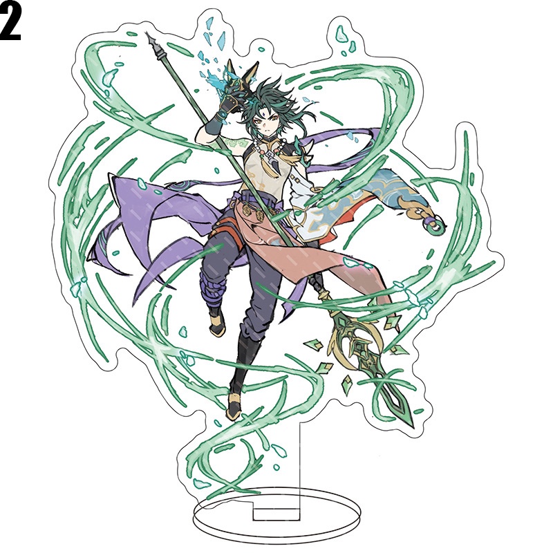 Mô hình Genshin Impact kiểu đứng bằng acrylic cao cấp