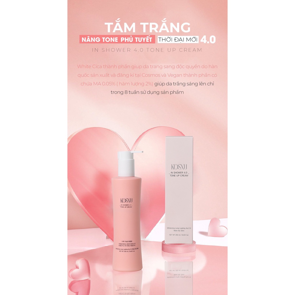 Tắm trắng Kosxu bản mới nhất siêu trắng Tặng Mask nhau