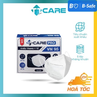 Khẩu trang n95 vn95 ttcare - 5 lớp, gồm 2 lớp kháng khuẩn - tiêu chuẩn xuất khẩu