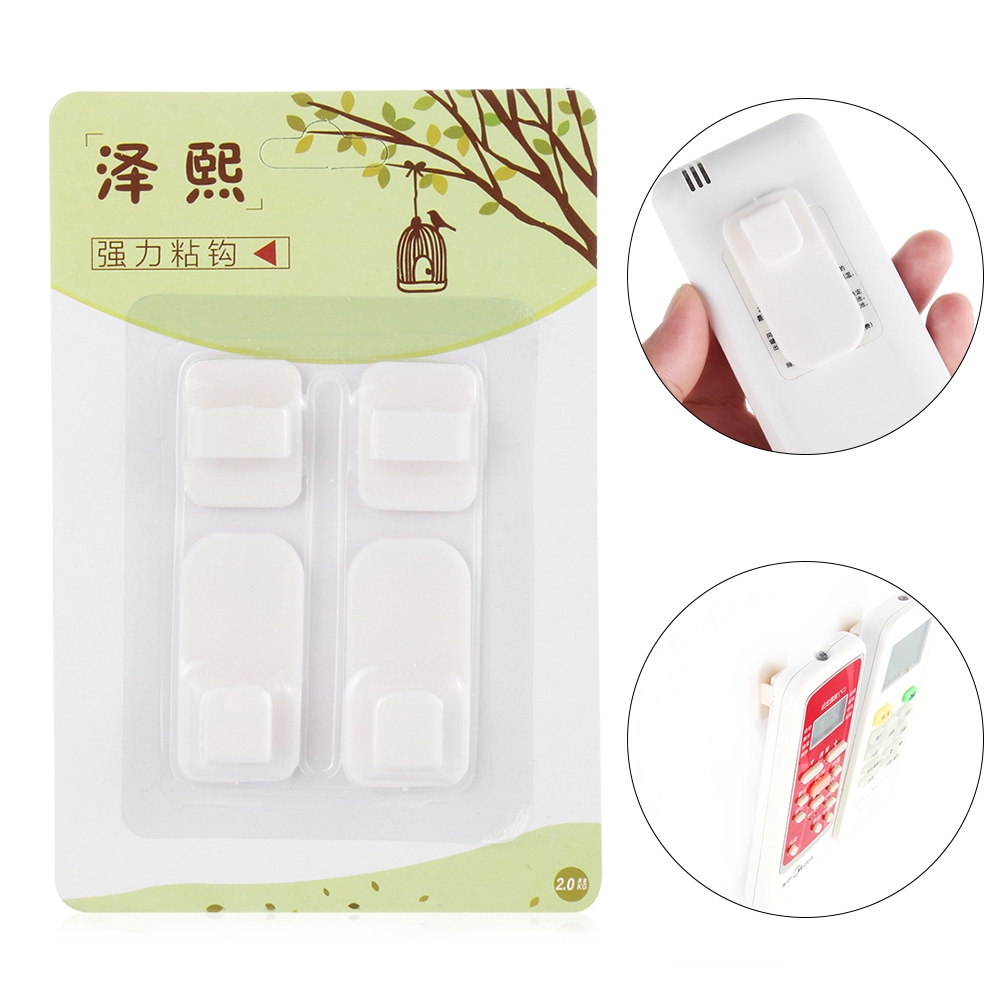 Set 4 Móc Treo Điều Khiển Từ Xa Gắn Tường Tiện Lợi