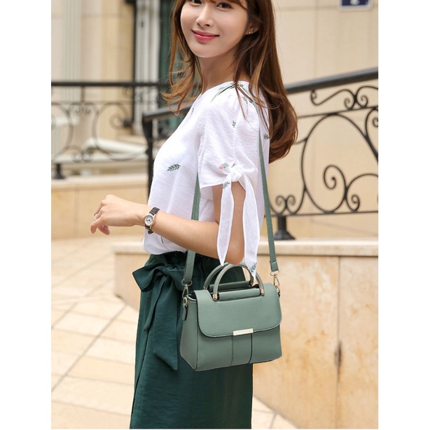 Túi xách nữ công sở da trơn nhiều ngăn BAG U MTH30