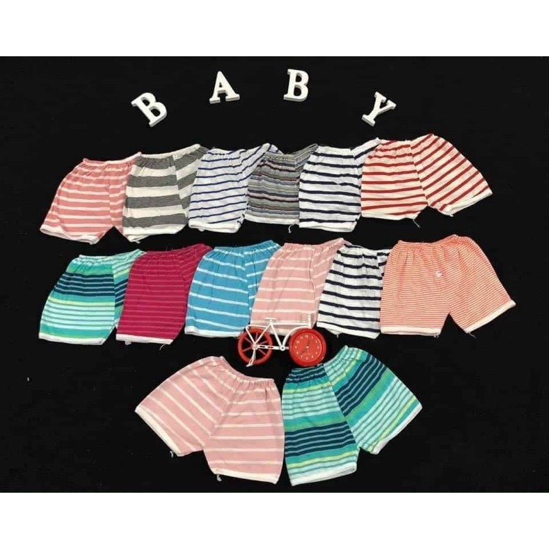 Quần đùi cho bé trai và bé gái 6-16kg chất liệu cotton mát mịn