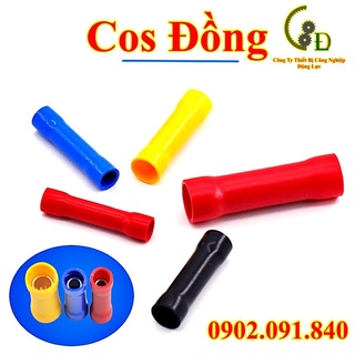 Đầu cos nối thẳng bằng đồng, đầu cốt nối dây điện 8mm 14mm BV8 BV14 BV22 BV38