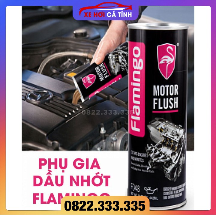 🇺🇸 Chính Hãng -  Dung Dịch Phụ Gia Dầu Nhớt Flamingo F049 443ml - Hãng Phân Phối Chính Thức