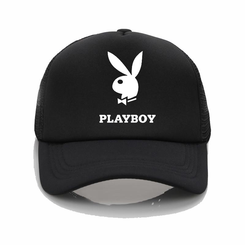 Mũ Lưỡi Trai Phối Lưới In Logo Playboy Thời Trang Mùa Hè 2019 Cho Cặp Đôi