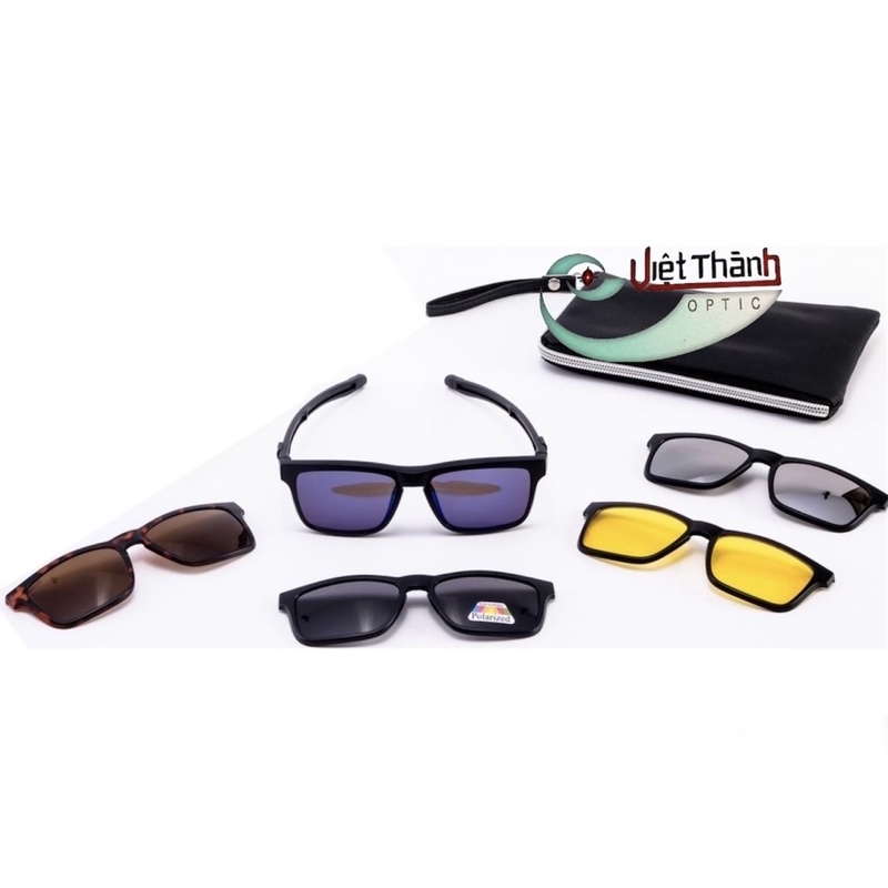 kính 5 in 1 có nam châm chống tuột chuyên kính dành cho người chơi thể thao kính wannahang