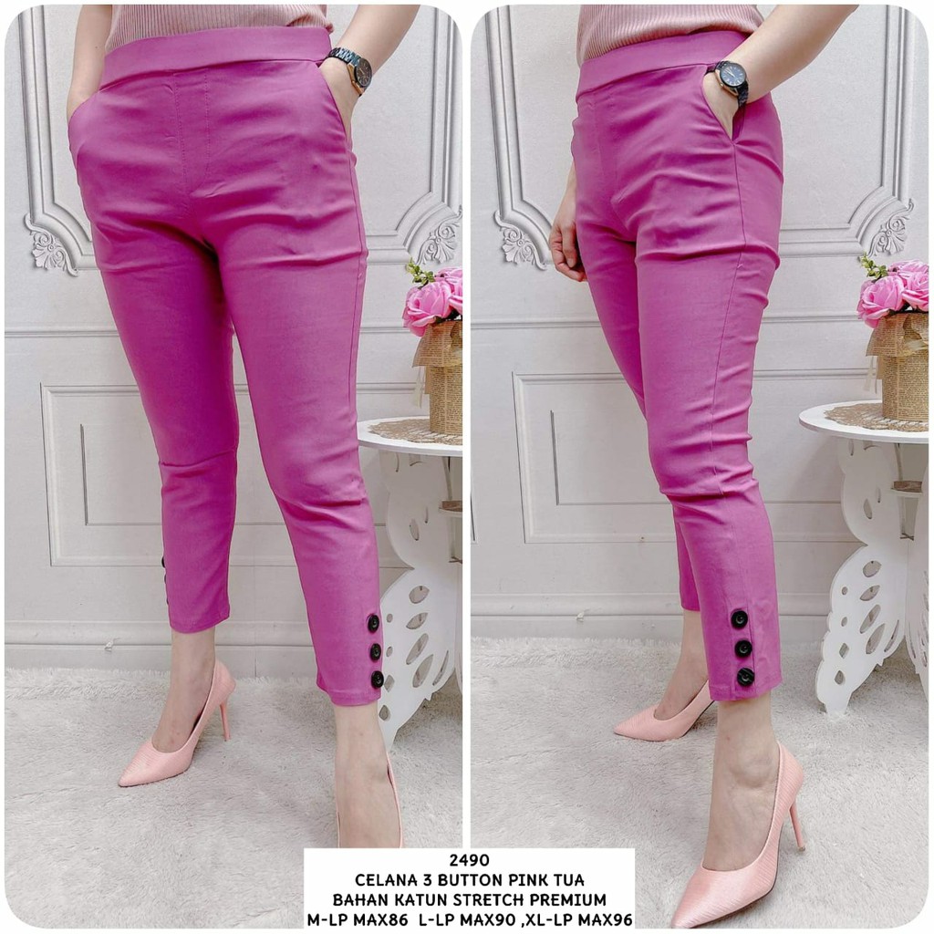 Quần Cotton Dài Thời Trang Trẻ Trung Năng Động 2490 Size M - Xl | BigBuy360 - bigbuy360.vn