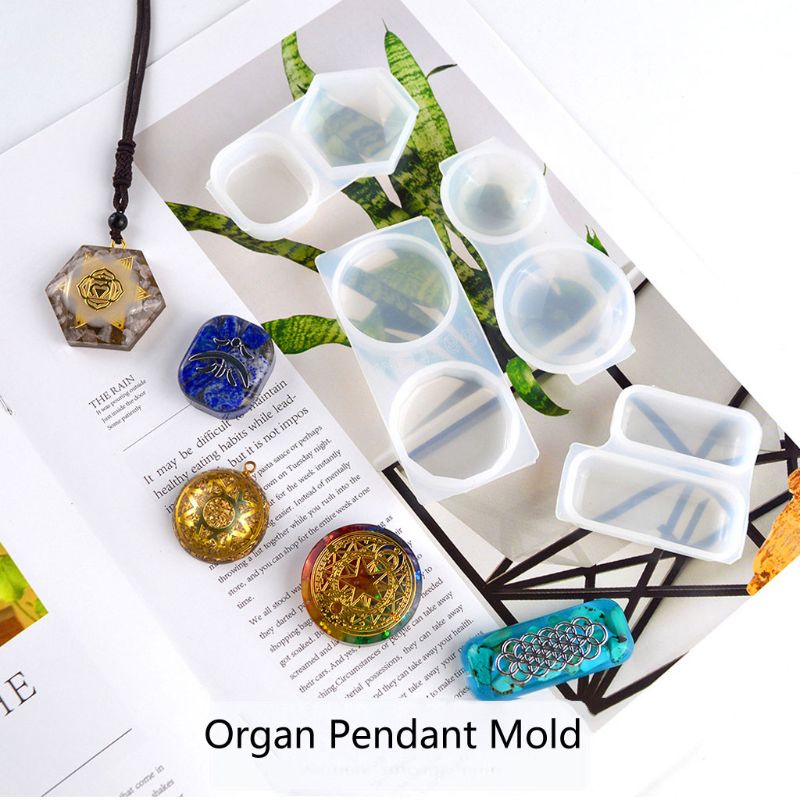✿ Khuôn Silicone Làm Mặt Dây Chuyền Bằng Nhựa Resin
