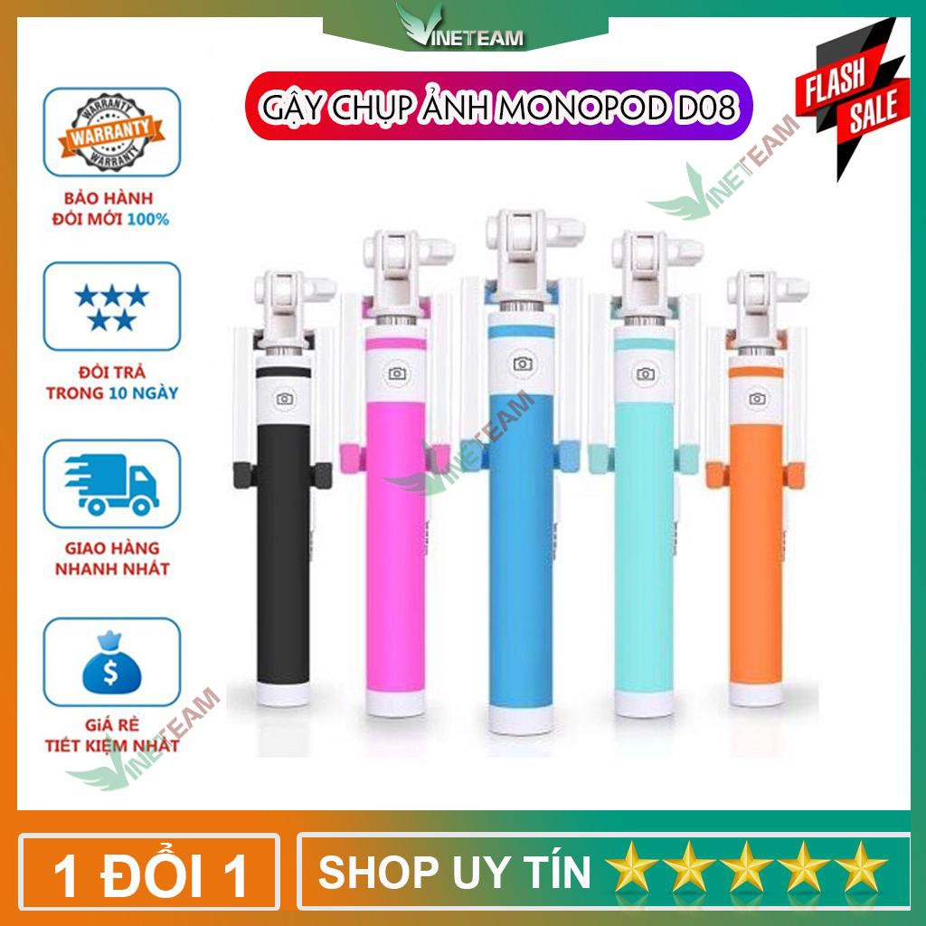 (XẢ KHO) Gậy chụp ảnh tự sướng Monopod - Cắm zack 3.5 mm (màu đen) -DC2590 | BigBuy360 - bigbuy360.vn