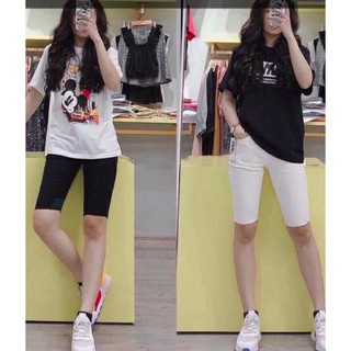 Quần Ngố Rách Jean 2 Màu Trắng Đen Vải Đẹp Tôn Dáng
