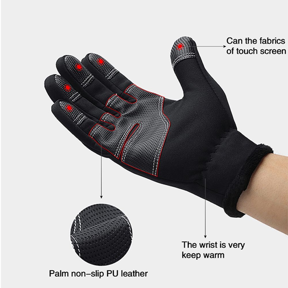 Găng tay lái xe chống trượt/ nước và gió nhiều màu sắc có thể chạm màn hình cảm ứng