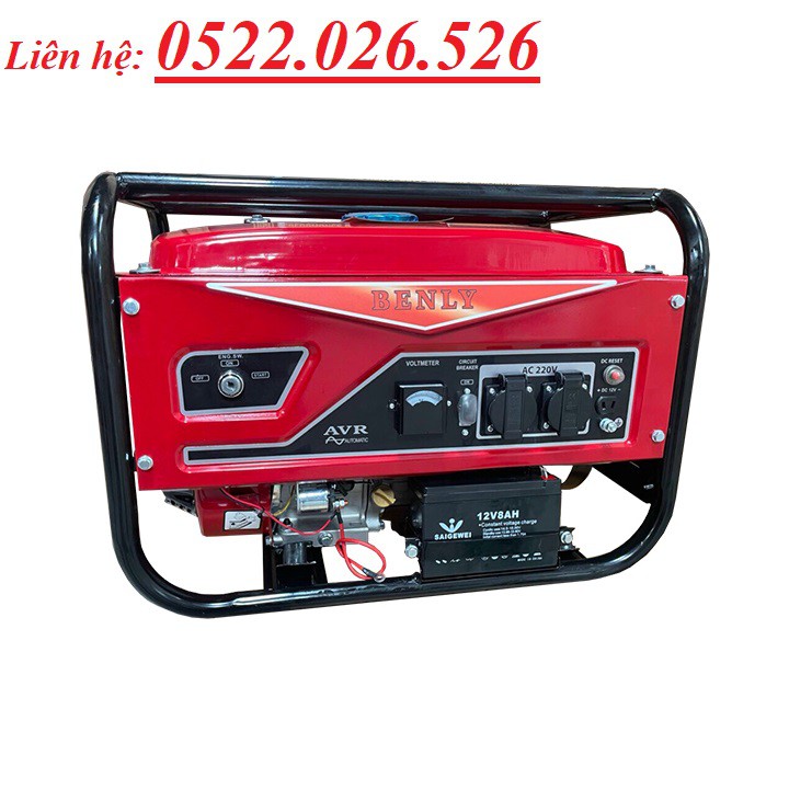 Máy Phát Điện Chạy Xăng 5Kw Benly BL6800E Đề