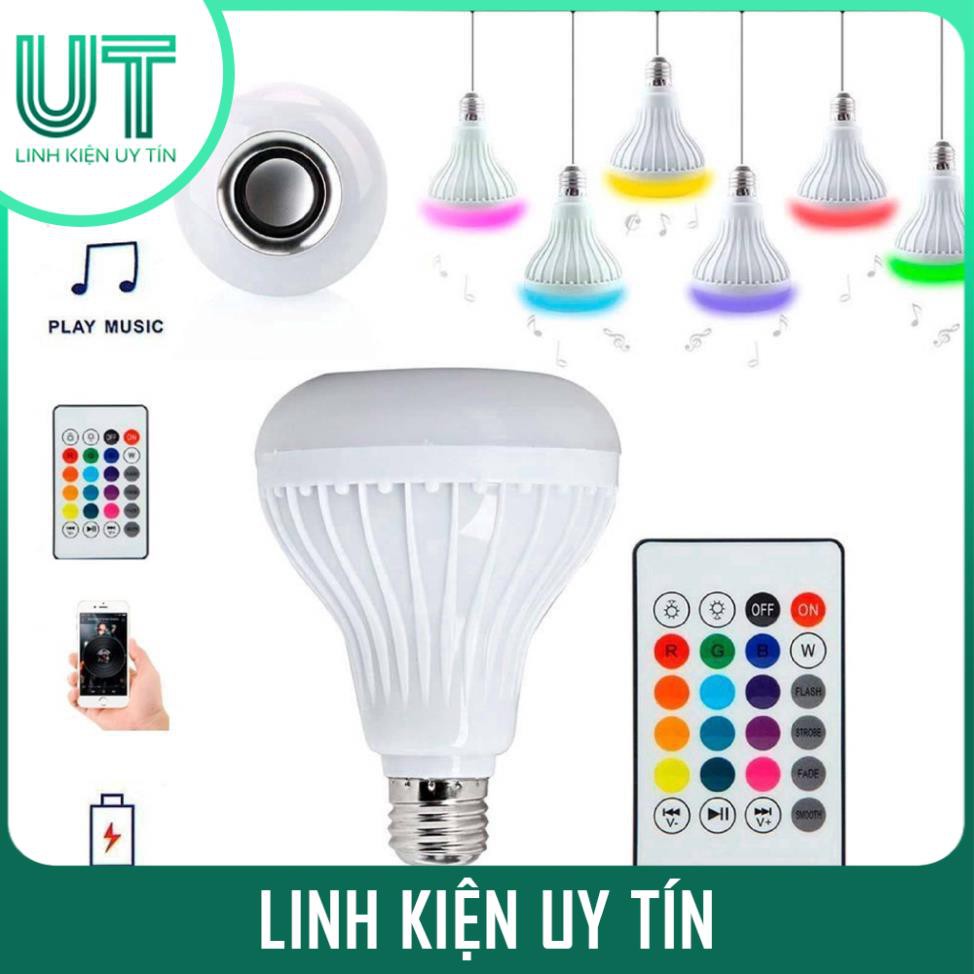 Đèn Ngủ RGB E27 Có Tích Hợp Loa Bluetooth Không Dây