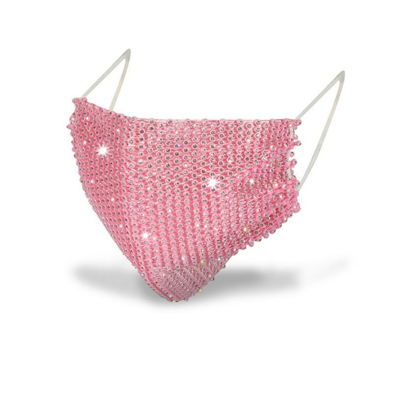 [HÀNG MỚI VỀ] Khẩu Trang Đính Đá Pha Lê Kim Sa Lấp Lánh Kim Tuyến Khẩu Trang Hot Trend Tiktok Sắc Màu Nhiều Màu XUMI800 | BigBuy360 - bigbuy360.vn