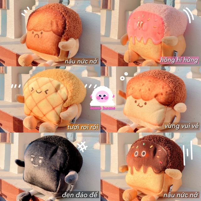 Gấu Bông Bánh Gối Dân Tổ Lomo Home