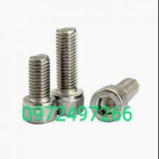 10 con ốc lục giác đầu trụ inox 304