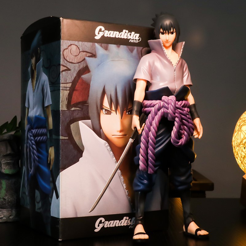 Nhân vật figure uchiha sasuke đồ chơi trẻ em decor mô hình one piece anime naruto lắp ráp decor phòng pc gaming cute