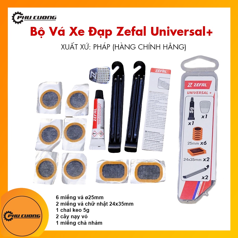 Bộ Vá Xe Đạp Zefal Universal Plus