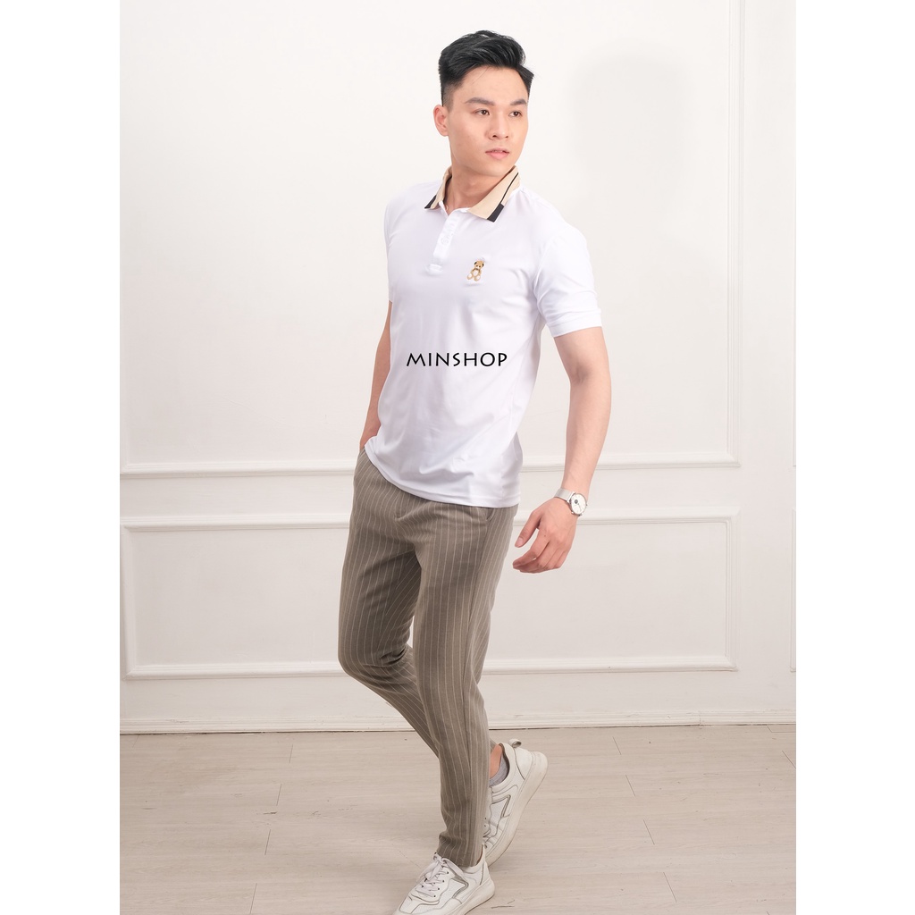 áo POLO nam cổ bẻTEDEARChất liệu cá sấu cotton mềm mịn, dầy dặn cao cấp, hoạt động thoải mái, thấm hút mồ hôi tốt