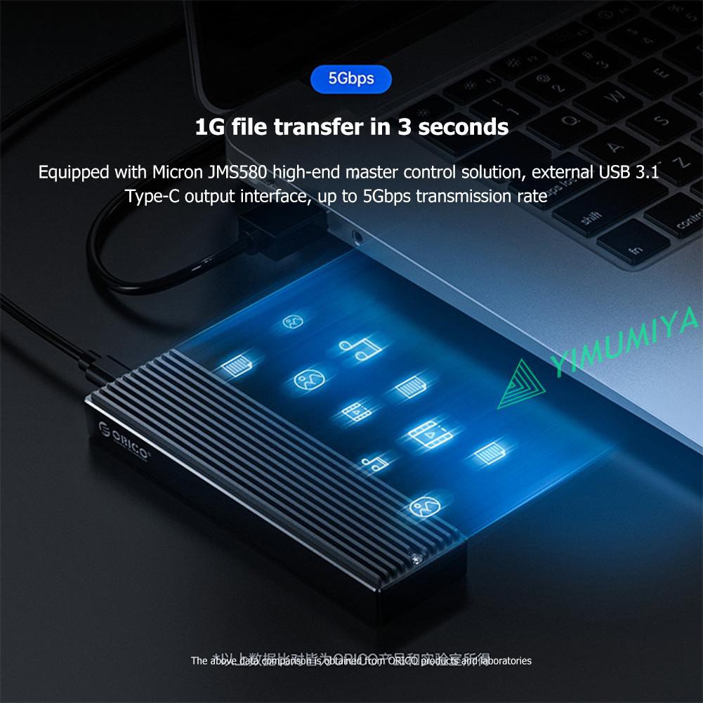 Hộp Ổ Cứng Ngoài Orico M2Pf-C3 M.2 Ngef Ssd 5gbps Type-C Ốp | BigBuy360 - bigbuy360.vn