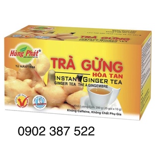 Trà gừng HÙNG PHÁT hoà tan hộp 200g