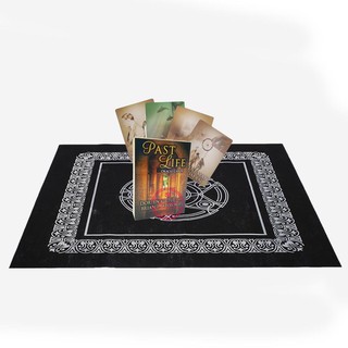Combo Bộ Bài Bói Tarot Past Life Oracle Cards New Chất Lượng Cao và Khăn Trải Bàn Tarot Toyvnmall