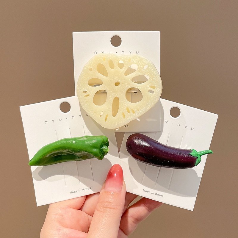 Kẹp Tóc Hình Thức Ăn BBQ Sáng Tạo Dễ Thương Thời Trang Mùa Hè Cho Nữ