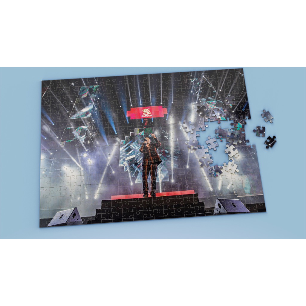 Tranh ghép hình Ca sĩ nhiều kích thước -Tranh ghép hình Karik - Karik22 - Nhận in hình tranh ghép th