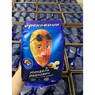 Kẹo socola hạnh nhân Ivanovich Nga gói 400g