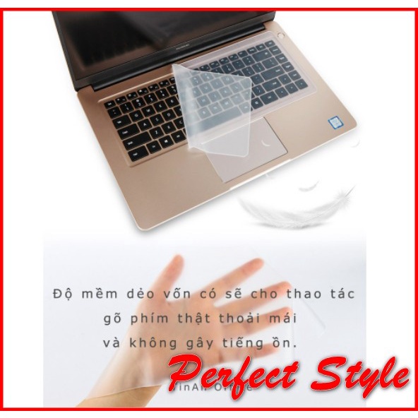 Miếng Phủ Bàn Phím Laptop 13 -14 in &amp; 15 - 17 &amp; 12 &amp; 10 inch Silicon Chống Nước, Chống Bụi Bẩn