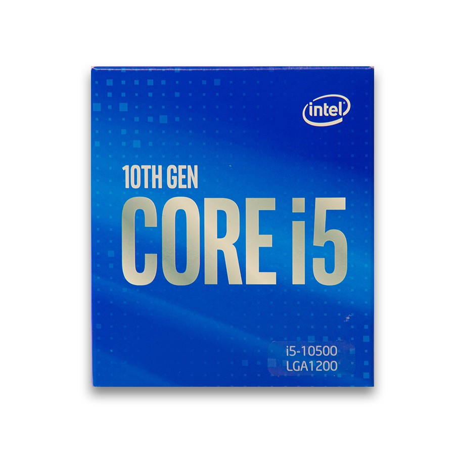 CPU Intel Core i5 10500 (3.1GHz turbo up to 4.5GHz, 6 nhân 12 luồng, 12MB Cache, 65W)