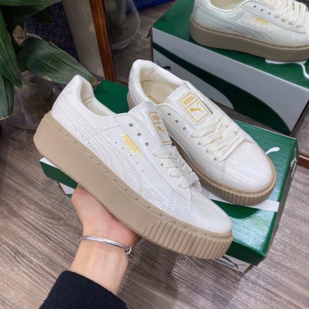 Giầy Thể Thao Puma Đế Nâu Sneaker Nữ  1:1