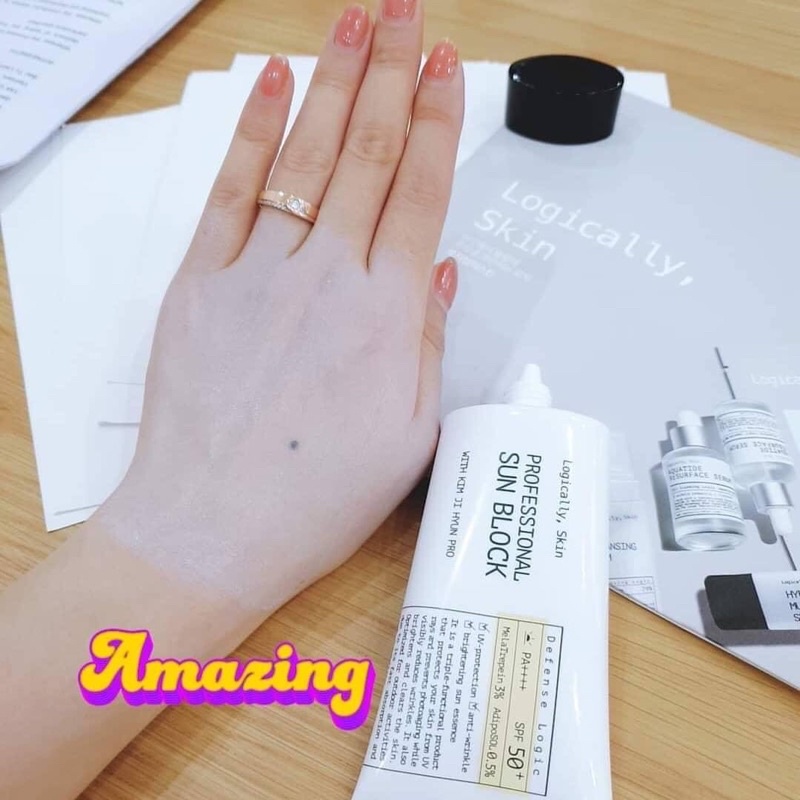 Kem chống nắng nâng tone Logically Skin Professional Sun Block SPF 50+
