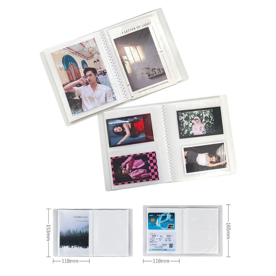 Album ảnh polaroid mini 3/5 inch DecorMe Album ảnh tiện lợi chất lượng cao SML