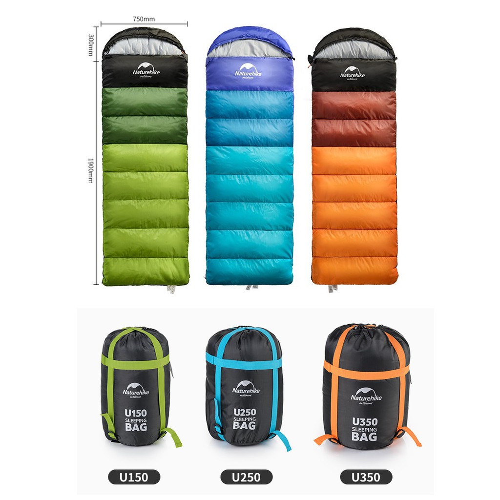Túi ngủ du lịch ngoài trời Naturehike cao cấp, túi ngủ văn phòng chống thấm nước, đi phượt | BigBuy360 - bigbuy360.vn