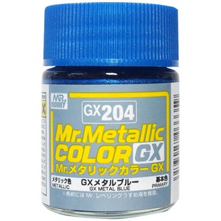 Sơn mr hobby metallic gx204 metal blue