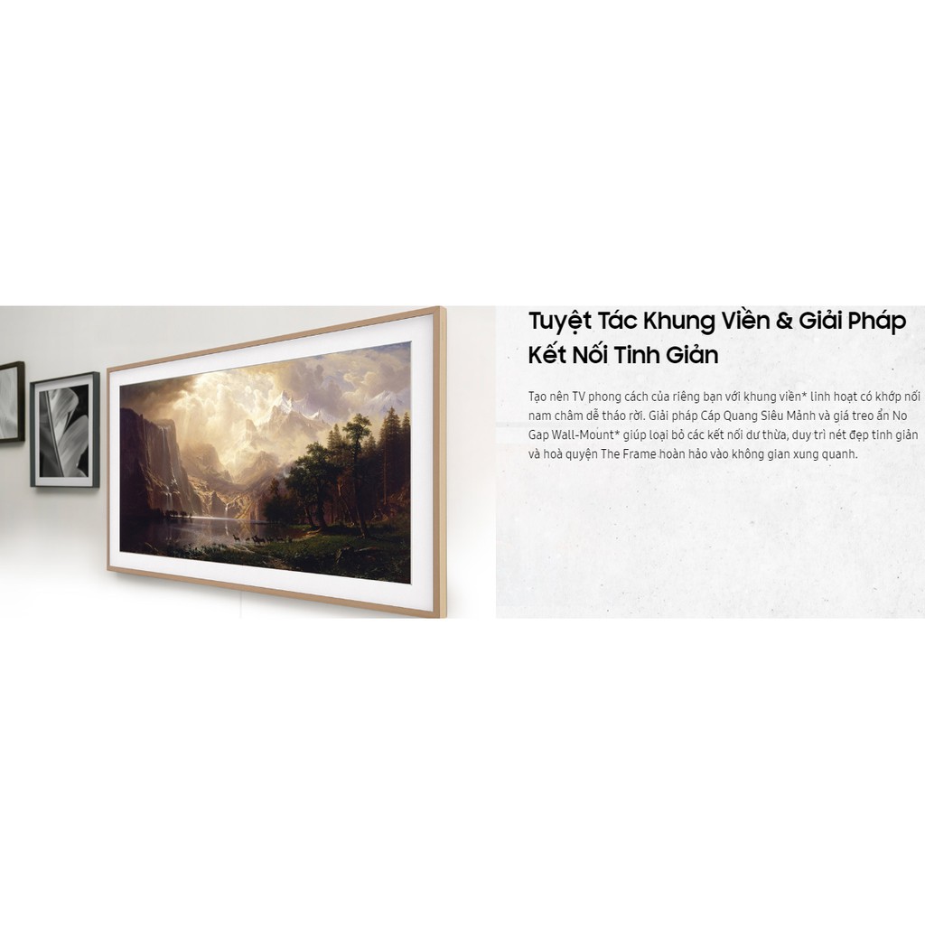 Khung Viền Tivi Linh Hoạt The Frame - TV Khung Tranh 65 inch VG-SCFM65DW/RU
