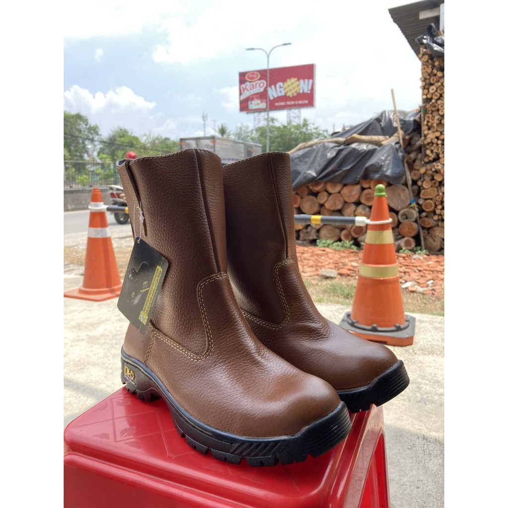 Ủng da bảo hộ DH nâu