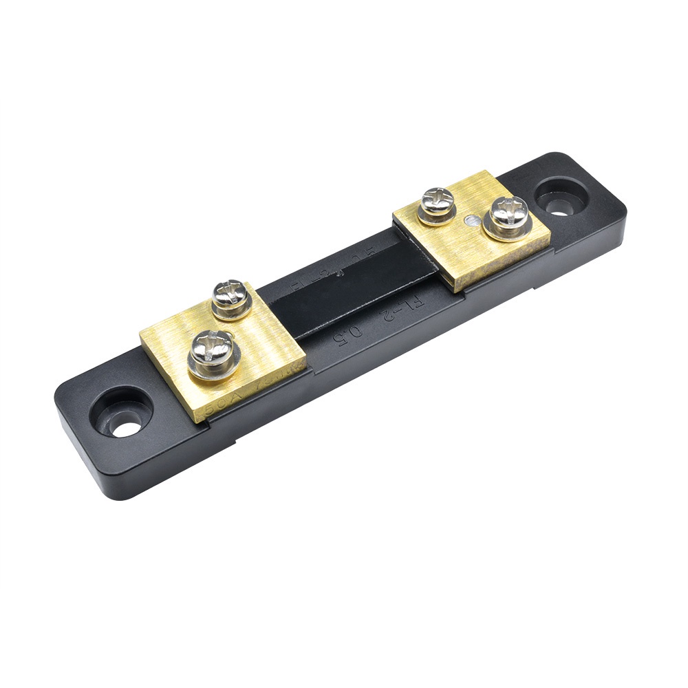 Phụ kiện chia dòng điện trở Shunt cho bảng amp FL-2 50A 75mV DC