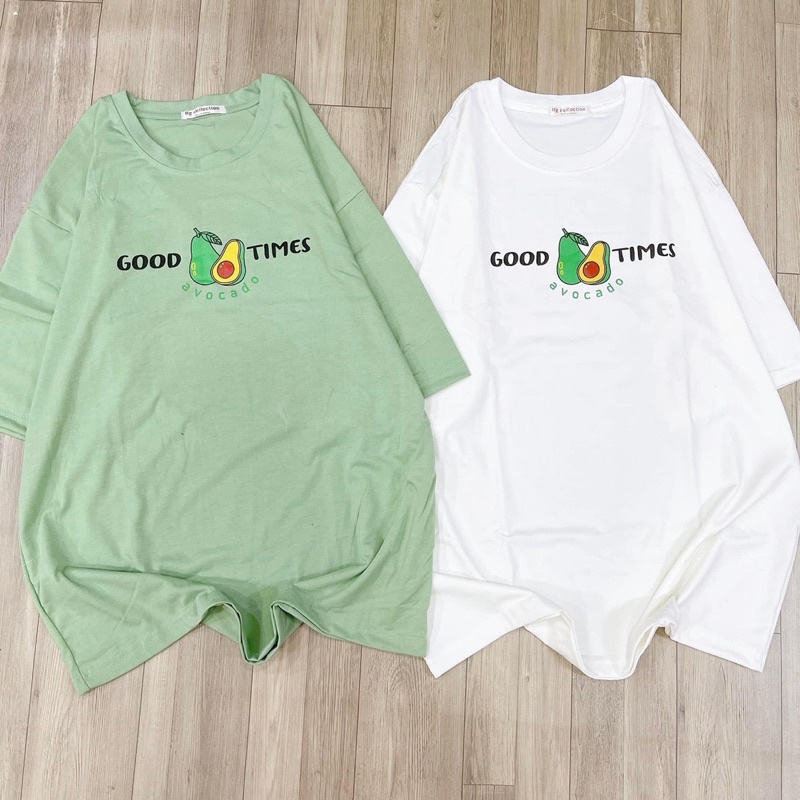 [ Rẻ vô địch ] Áo cotton tay lỡ dáng rộng unisex _bơ