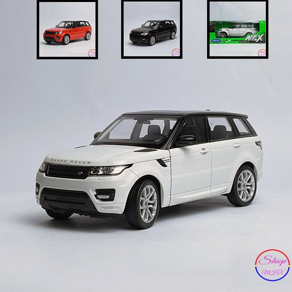 Xe mô hình sắt Range Rover Sport TẶNG KÈM BIỂN SỐ tỉ lệ 1:24 hãng Welly