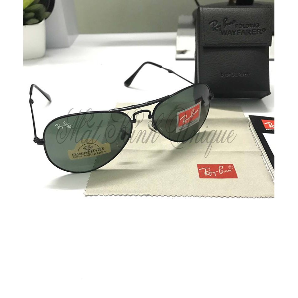 Kính Mát RayBan Phi Công Gập Cao Cấp