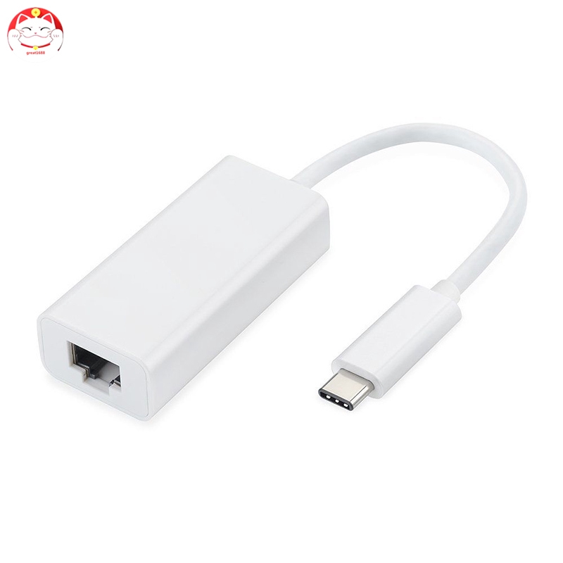 Đầu Chuyển Đổi Từ Cổng Type-C Sang Cổng Rj45 Internet Lan Cho Các Thiết Bị Apple