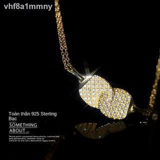 [HÀNG MỚI VỀ]✣❅Sterling bạc vòng cổ Chen Meng 2021 dây chuyền bóng bàn mới xương đòn nữ mùa hè ánh sáng sang trọng thiế