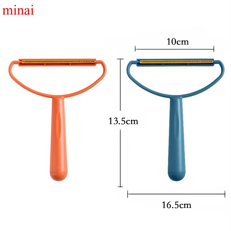 Dụng cụ loại bỏ xơ vải / lông thú cưng thiết kế hai mặt nhỏ gọn tiện dụng