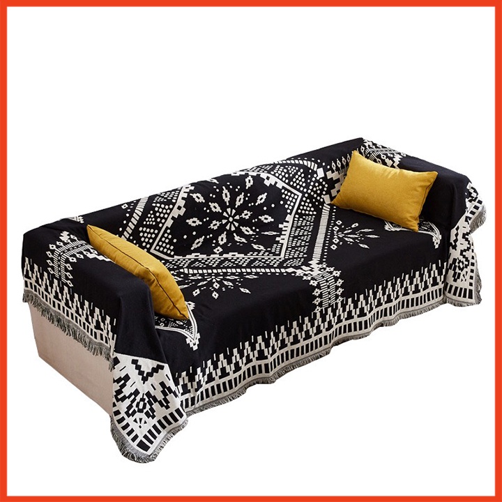 Khăn phủ sofa,bàn ghế vintage trang trí phòng ngủ nhà khách cao cấp sang trọng 130x180cm